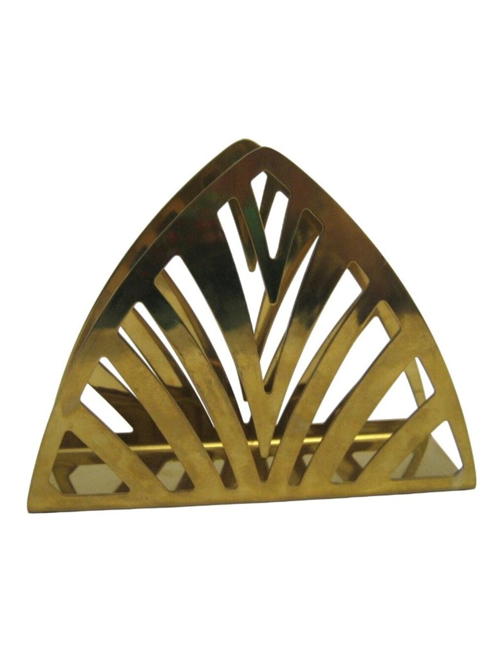 Ikea Napkin Holder Brass w/patina Ikea of Sweden Mid Century Art Deco